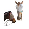 Black PVC mesh fly mask with/without the horses name