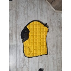 Yellow Satin jumping Saddle pad/ Numnah (size M)