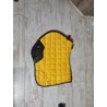Yellow Satin jumping Saddle pad/ Numnah (size M)