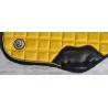 Yellow Satin jumping Saddle pad/ Numnah (size M)