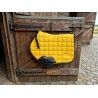 Yellow Satin jumping Saddle pad/ Numnah (size M)