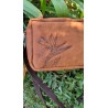 Handcrafted Leather Strelitzia Sling Bag – Tan