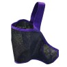 Black PVC mesh fly mask with/without the horses name