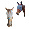 Blue PVC mesh fly mask with/without the horses name