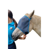 Blue PVC mesh fly mask with/without the horses name