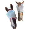 White PVC mesh fly mask with/without the horses name