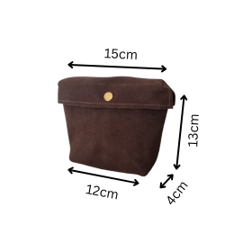 Leather horse training treat pouch